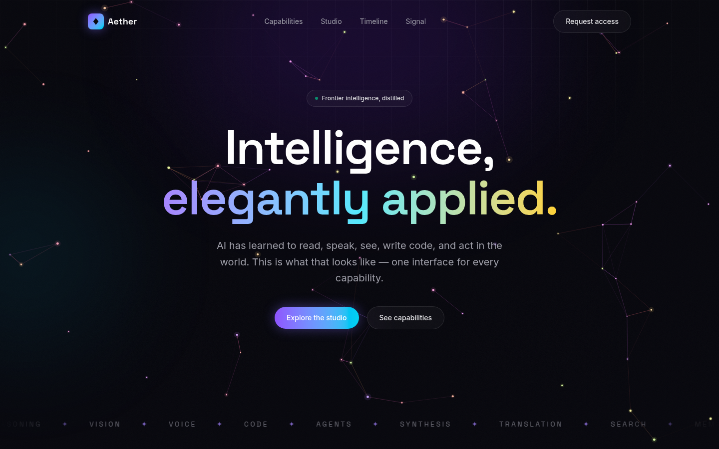 Aether AI Showcase